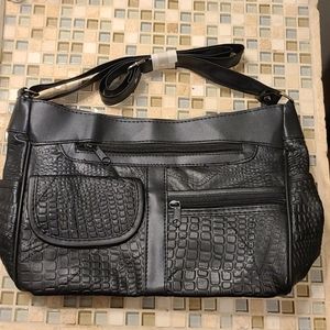 Faux leather lightweight purse
